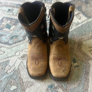 Boys cowboy boots American flag